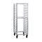 N11284 - 20.375"W x 60.625"H x 26"D 3/4-Size Heavy Duty Sheet Pan Rack