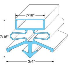 Door Gasket  for Perlick Part# PE62085-1