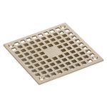 102-1169 - DRAIN GRATE,FLOOR, SQ,4-5/8"