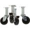 Casters , 4"Wheel,9"Lift, 4 Pk for Pitco Part# PTB3901504