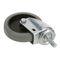 262-1016 - CASTER,STEM (4"OD,SWVL,GRAY)