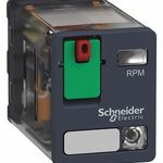 24V 15A 2Co Power Plugin Relay for Schneider Electric (Square D) Part# RPM22B7