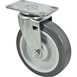 Caster,Plate (5"Od,Swvl,Gray) for Rubbermaid Part# RUB4501-L20000