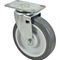 Caster,Plate (5"Od,Swvl,Gray) for Rubbermaid Part# RUB4501-L20000