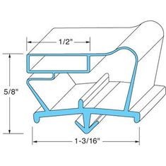 Door Gasket - 23-1/2" X 23-1/2" for Traulsen Part# SVC-60005-00