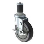 WINCT1B - 1 5/8 in Locking Expanding Stem Swivel Caster w/ 5 in Wheel