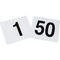 WINTBN50 - Plastic Table Number Set -  1-50