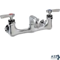 108-1005 - FAUCET,SERVICE SINK, 8"WALL MT