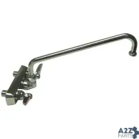 Faucet 4" CTR Wall 12" Noz for T & S Brass - Part# B-1118
