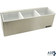 150-3530 - TRAY,CHILLED CONDIMENT, 3 QT