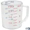 CAMBRO - 25MCCW135 - CUP,MEASURING(1 CUP,DRY,CLEAR)