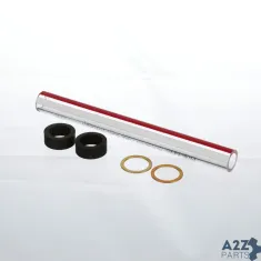 28-1426 - TUBE, GLASS - W/RED STRIPE AND WASHERS