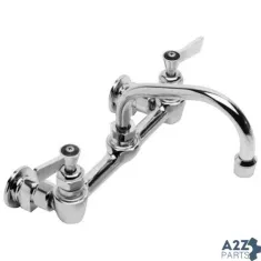 FISHER MFG - 3250 - ADJUSTABLE PANTRY FAUCET 8" CTR WALL 6" NOZ