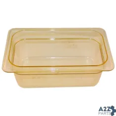 76-407 - 1/4 Size Food Pan - Amber High Heat