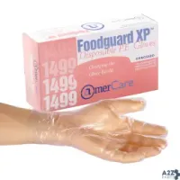 AmerCareRoyal 14993-C Large Foodguard Disposable Hdpe Gloves For Food Service