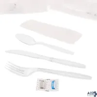 AmerCareRoyal 6KS601C01-C Amercare Six Piece Meal Kit With Clear Heavyweight Fork