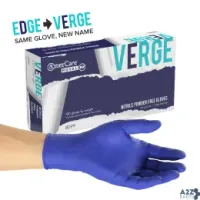 AmerCareRoyal 80991-C Amercare Verge Indigo Powder Free, Soft Nitrile Gloves,