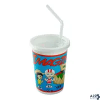 AmerCareRoyal KCT250IT IMAGINATION KIDS COLD CUP W/ STRAW AND LID, 8 OZ. 250PK