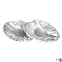 AmerCareRoyal L103P-C Disposable Aluminum Clam Shells, King Size, Package Of