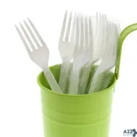 AmerCareRoyal P1505FW-C White Heavy Weight Polypropylene Plastic Forks, Individ