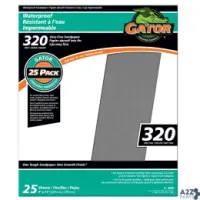 Ali Industries Inc 3282 Gator 11 In. L X 9 In. W 320 Grit Silicon Carbide Water