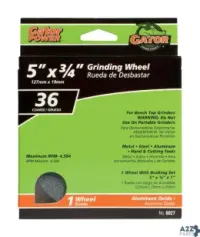 Ali Industries Inc 6027 Gator 5 In. Dia. X 3/4 In. Thick X 1 In. Grinding Wheel