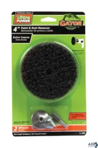 Ali Industries Inc 9485 Gator 4 In. Aluminum Oxide Bolt-On Paint And Rust Remov
