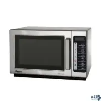 Amana Menumaster RCS10TS Microwave, 120V, 1000 Watt, 1.2 Cu Ft, Stainless Steel, Commercial