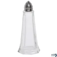 American Metalcraft SP126 Glass Salt And Pepper Shakers, (Pack Of 24)