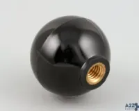 American Range A32016 Ball Knob, Black, 1 3/4" Diameter with 3/8" Threaded Insert