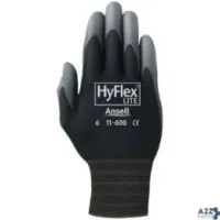Ansell 103360 HYFLEX 11-600 PALM-COATED GLOVES, SIZE 7