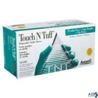 Ansell 105078 TOUCH N TUFF DISP NITRILE GLOVES, 7.5 - 8