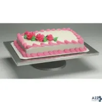 Ateco 614 RECTANGULAR ALUMINUM ROTATING CAKE