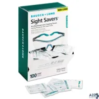 Bausch & Lomb 8576 Sight Savers Pre-Moistened Anti-Fog Tissues With Silico