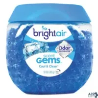 Bright Air 900228 SCENT GEMS ODOR ELIMINATOR, COOL AND CLEAN, BLUE,