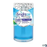 Bright Air 900439 MAX SCENTED OIL AIR FRESHENER, COOL AND CLEAN, 4 O