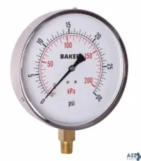 Baker Instruments 421AVND-30 PRESSURE GAUGE, 0-30 PSI