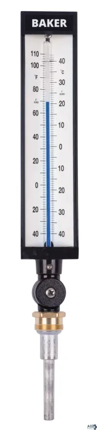 Baker Instruments 9VU35-115 INDUSTRIAL THERMOMETER, 40 TO