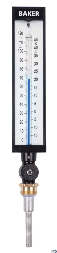 Baker Instruments 9VU35-125 INDUSTRIAL THERMOMETER, 0 TO