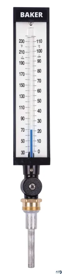 Baker Instruments 9VU35-305 INDUSTRIAL THERMOMETER, 30 TO