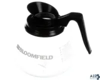 Bloomfield 4H-REG10112BL1 GLASS DECANTER / BLACK HANDLE