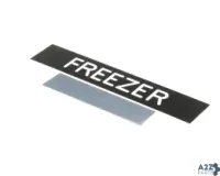 Bally Refrigerated Boxes 032139 FREEZER LABEL 2 X 10' BLACK