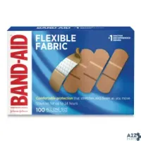 Band-Aid 4444 Flexible Fabric Adhesive Bandages, 1 X 3, 100/Box