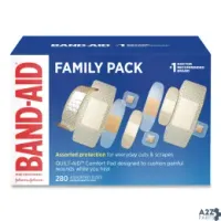 Band-Aid 4711 Sheer/Wet Adhesive Bandages, Assorted Sizes, 280/Box