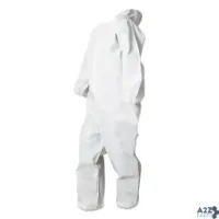 Boardwalk BWK00032S Disposable Coveralls, White, Small, Polypropylene, 25/C