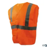 Boardwalk BWK00035 Class 2 Safety Vests, Orange/Silver, Standard