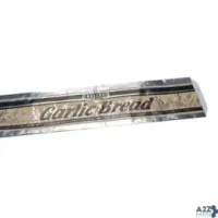 Brown Paper Goods 1306 GARLIC BREAD PRINT FOIL SILVER BAG, 20" X 5.25" 500PK