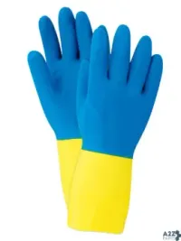Big Time Products LLC 12682-26 Soft Scrub Latex Cleaning Gloves M Blue 1 Pair - Total