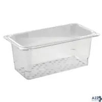 Cambro 35CLRCW135 1/3 Size 5 In Clear Camwear Colander Food Pan