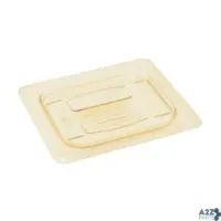 Cambro 60HPCH150 1/6 Size Amber H-Pan Handled High Heat Food Pan Cover